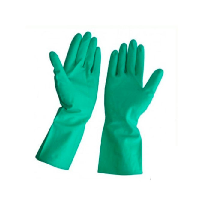 GUANTE NITRILO VERDE 13"