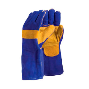 GUANTE SOLDADOR HILO KEVLAR AZUL 18"
