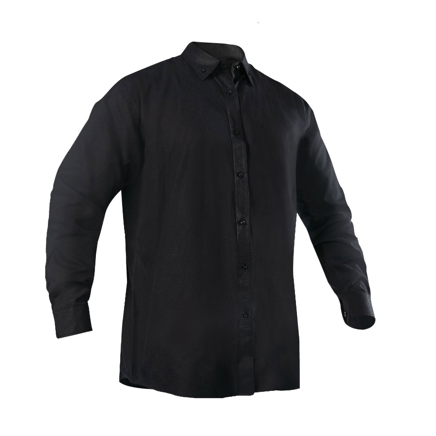 CAMISA OXFORD MODELO GUARDIA NEGRA