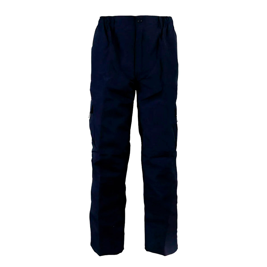 PANTALÓN POPLIN CARGO AZUL HOMBRE